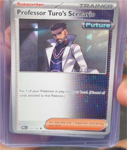 2023 Pokémon SV: Prismatic Evolutions #121 Professor Turo's Scenario — front