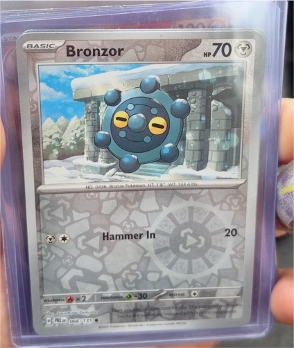 2016 Pokémon Prismatic Evolutions #66 Bronzor — front