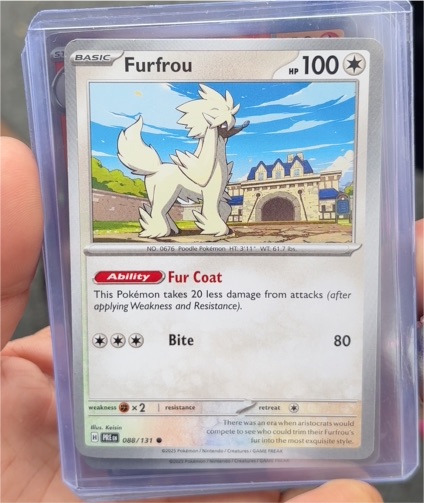 2025 Pokémon Scarlet & Violet Prismatic Evolutions #088 Furfrou — front