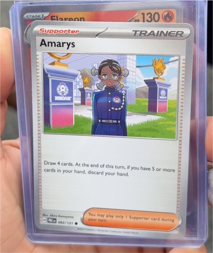 2025 Pokémon Scarlet & Violet Prismatic Evolutions #093 Amarys — front