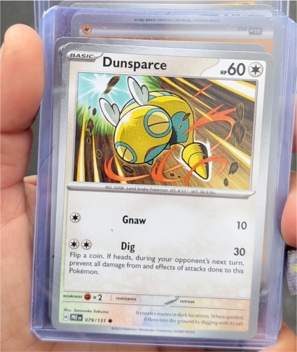 2022 Pokémon Scarlet & Violet Prismatic Evolutions #79 Dunsparce — front