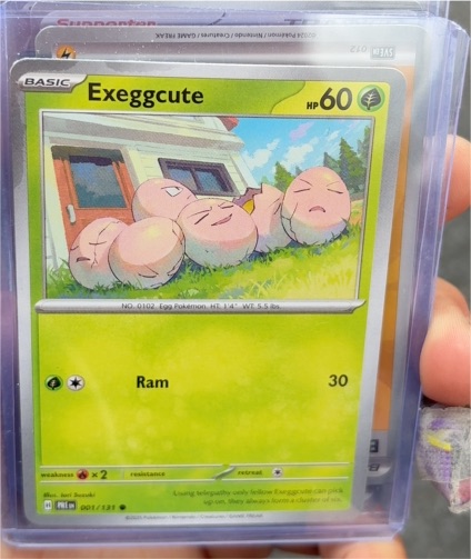 2025 Pokémon Prismatic Evolutions #001 Exeggcute — front