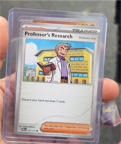 2022 Pokémon Prismatic Evolutions #122 Professor's Research — front