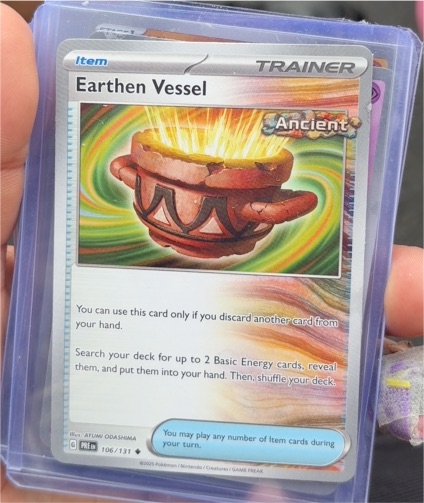 2025 Pokémon Prismatic Evolutions #106 Earthen Vessel — front