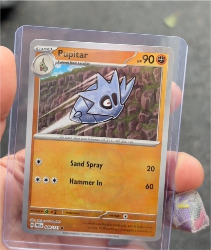2025 Pokémon Prismatic Evolutions #048 Pupitar — front