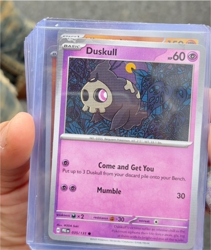 2025 Pokémon Prismatic Evolutions #035 Duskull — front