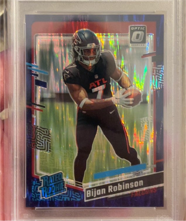2023 Panini Donruss Optic #206 Bijan Robinson — front