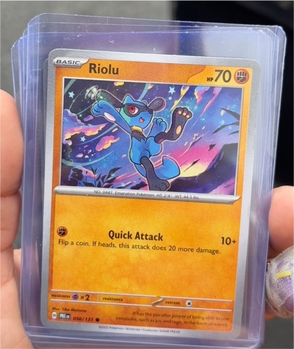 2016 Pokémon Prismatic Evolutions #050 Riolu — front