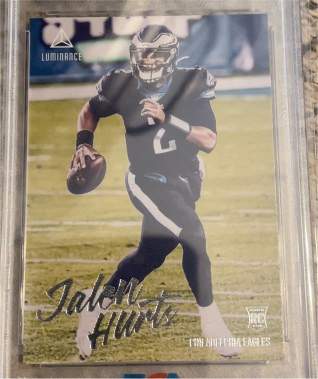 2020 Panini Chronicles Luminance #210 Jalen Hurts — front