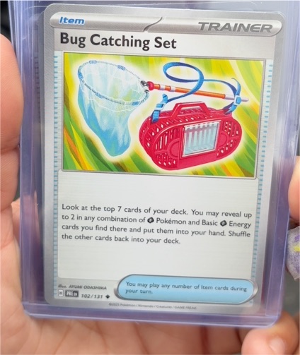 2023 Pokémon Scarlet & Violet Prismatic Evolutions #102 Bug Catching Set — front