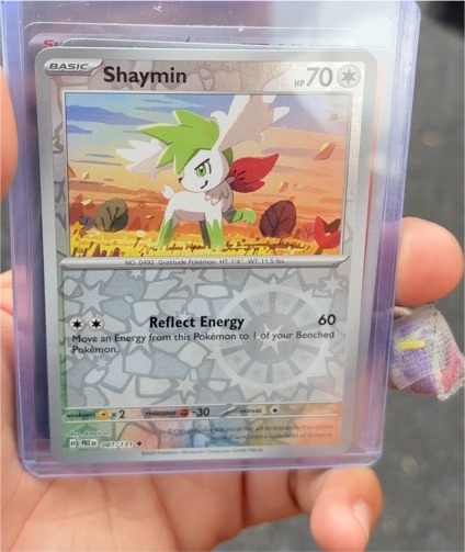 2025 Pokémon TCG Scarlet & Violet Prismatic Evolutions #087 Shaymin — front