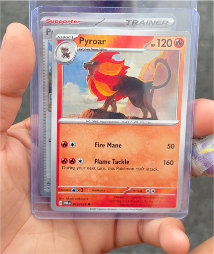 2022 Pokémon Prismatic Evolutions #16 Pyroar — front