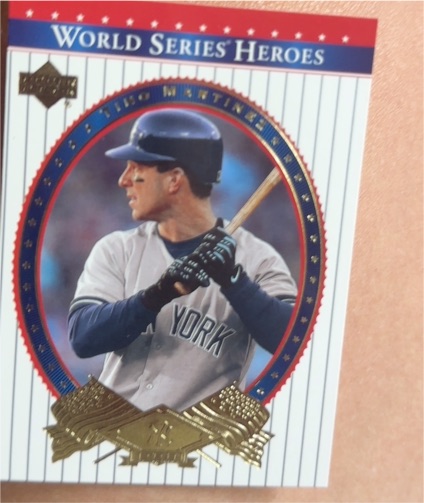 2002 Upper Deck World Series Heroes #85 Tino Martinez — front