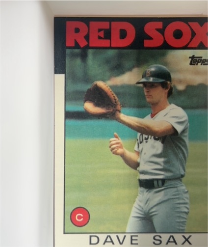 1986 Topps #307 Dave Sax — front