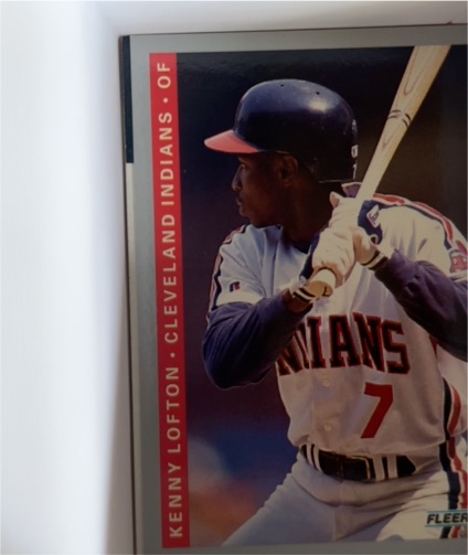 1993 Fleer #37 Kenny Lofton — front