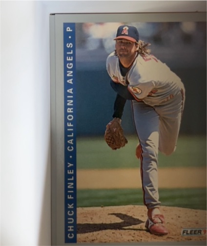 1993 Fleer #191 Chuck Finley — front