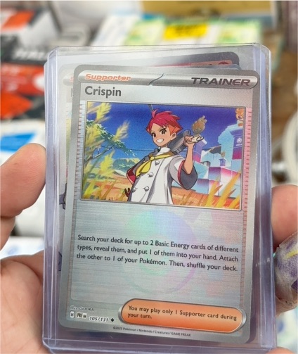 2025 Pokémon Sv: Prismatic Evolutions #105 Crispin — front