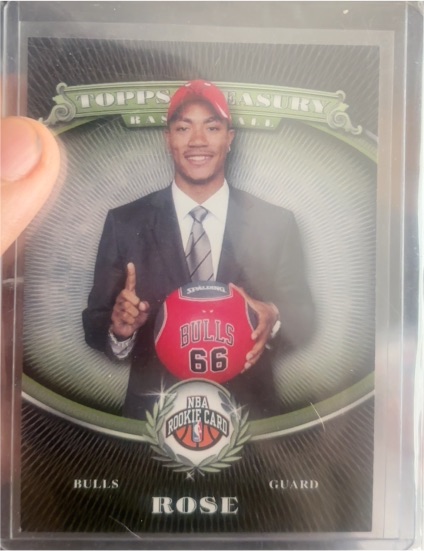 2008-09 Topps Treasury #101 Derrick Rose — front