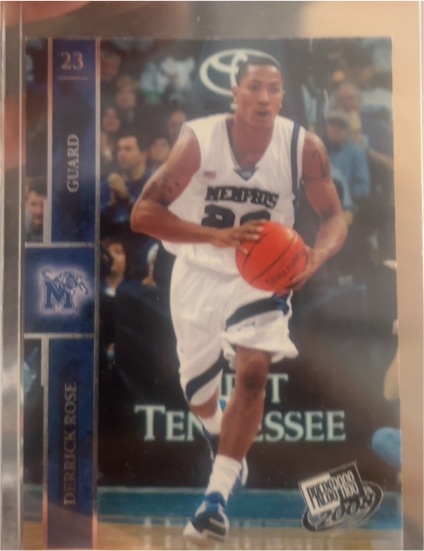 2008 Press Pass #29 Derrick Rose — front