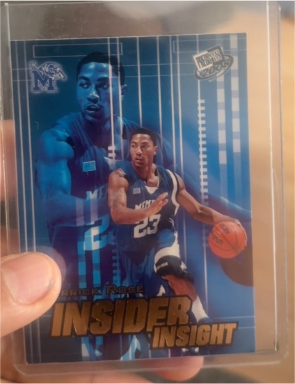 2008 Press Pass Insider Insight #II-2 Derrick Rose — front