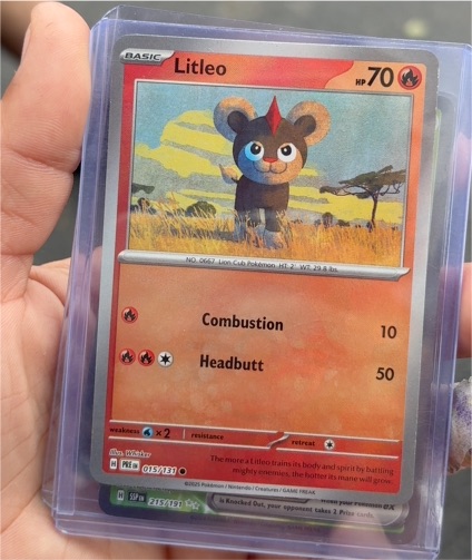 2022 Pokémon TCG Prismatic Evolutions #015 Litleo — front