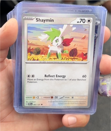 2025 Pokémon Prismatic Evolutions #087 Shaymin — front
