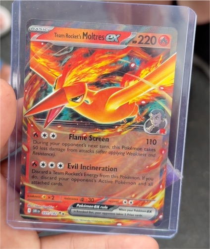 2023 Pokémon TCG SV10: Destined Rivals #031 Team Rocket's Moltres ex — front