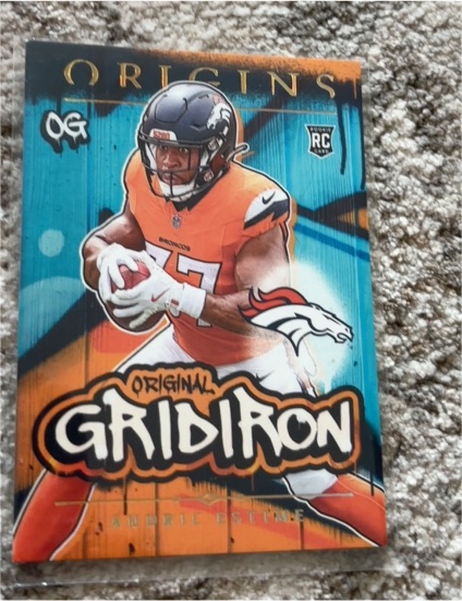 2024 Panini Origins #10 Audric Estime Original Gridiron Rookie — front