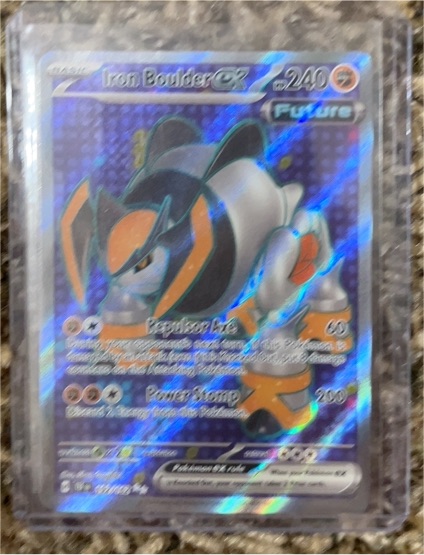 Pokémon TCG Iron Boulder ex 192/162 Temporal Forces — front