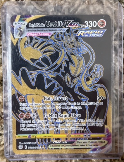 2022 Pokémon Brilliant Stars TG30 Rapid Strike Urshifu VMAX — front