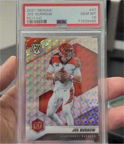 2021 Panini Mosaic #47 Joe Burrow — front