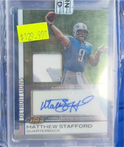 2009 Topps Finest #99 Matthew Stafford — front