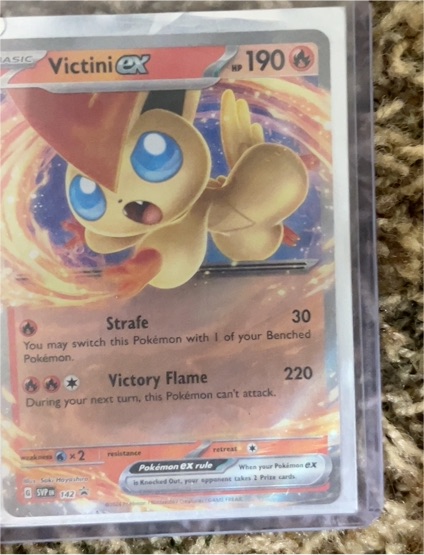 Victini ex SVP 142 Scarlet & Violet Promo — front