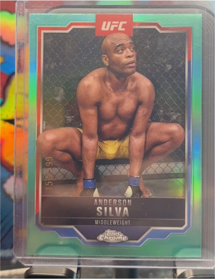 2025 Topps Chrome UFC #44 Anderson Silva — front