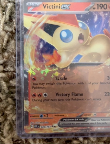 Victini ex SV03: Obsidian Flames #033/197 — front