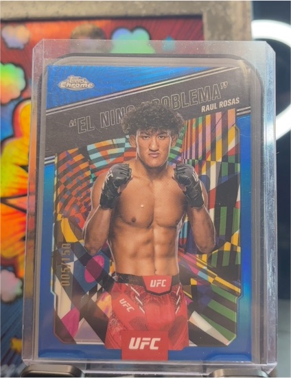 2025 Topps Chrome UFC #AKA-12 Raul Rosas — front