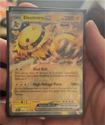 2025 Pokémon #069 Electivire ex — front