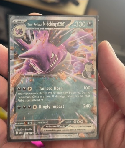2025 Pokémon Sv10 #119 Team Rocket's Nidoking ex — front