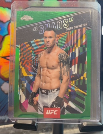 2025 Topps Chrome UFC #AKA-7 Colby Covington Chaos — front
