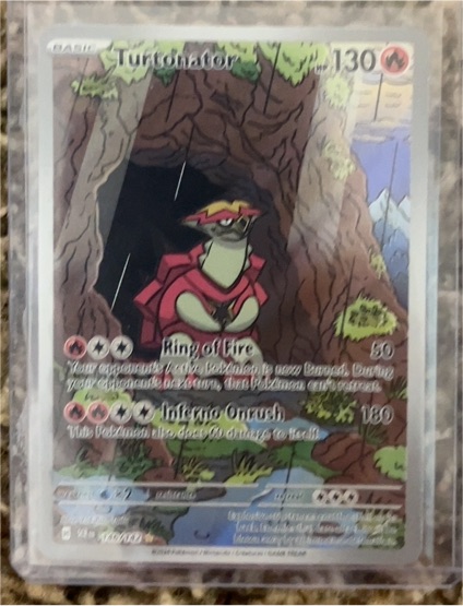 2024 Pokémon SV07: Stellar Crown #146/142 Turtonator — front