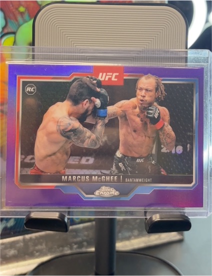 2025 Topps Chrome UFC #121 Marcus McGhee — front