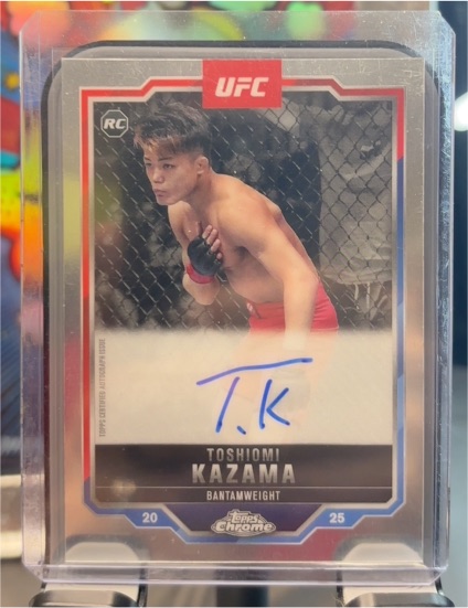 2025 Topps Chrome UFC #CRA-TK Toshiomi Kazama — front