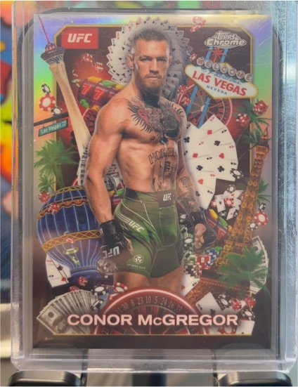 2025 Topps Chrome UFC #TNS-2 Conor McGregor Titans SP-Case Hit — front