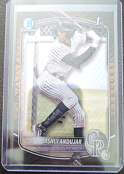 2025 Bowman Chrome Prospects #BCP-20 Ashly Andujar — front