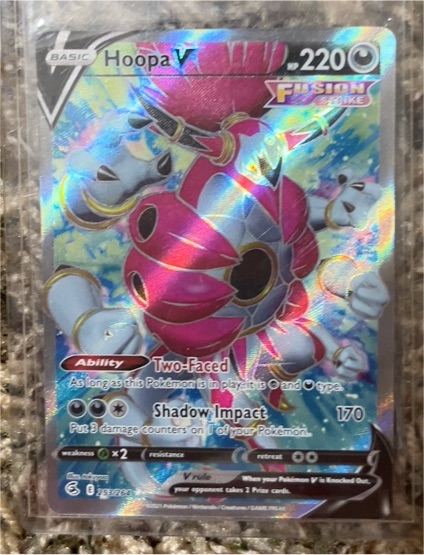 2021 Pokémon TCG Fusion Strike #253 Hoopa V — front