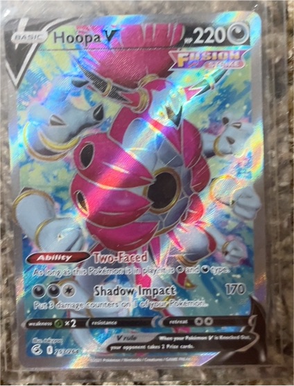 2021 Pokémon TCG Fusion Strike #253 Hoopa V — front