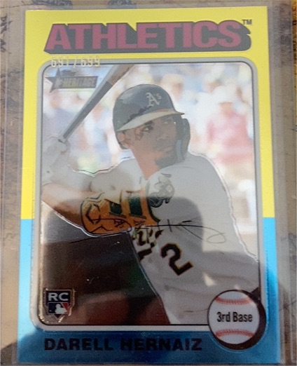 2024 Topps Heritage High Number #670 Darell Hernaiz — front