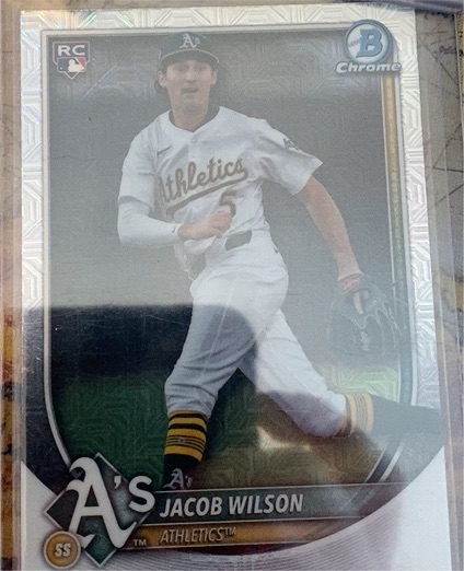 2025 Bowman Chrome #9 Jacob Wilson — front