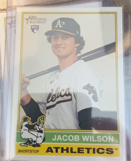 2025 Topps Heritage #15 Jacob Wilson — front