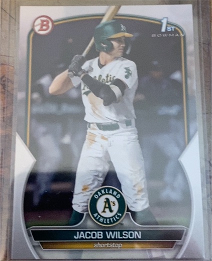 2023 Bowman Draft #BD-121 Jacob Wilson — front